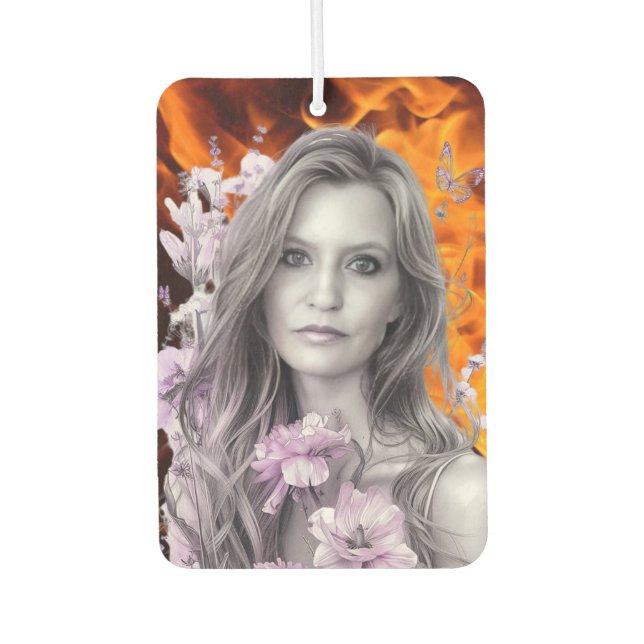 Fire Car Car Air Freshener (Front)