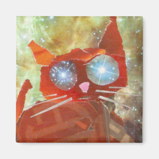Fire Cat Magnet