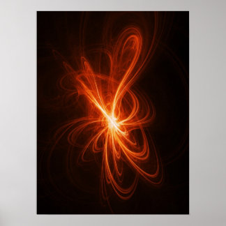 fire chaos rays poster