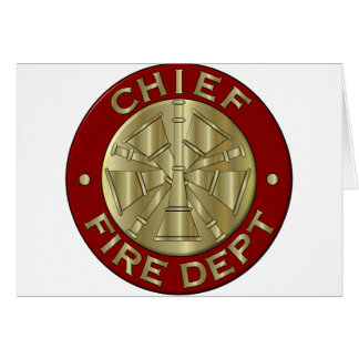Fire Chief card...