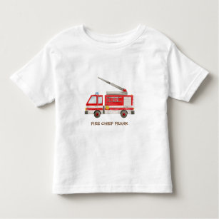 Fire Chief Fire Truck Fire Engine Toddler T-Shirt