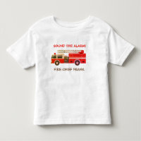 Fire Chief Fire Truck Fire Engine Toddler T-shirt
