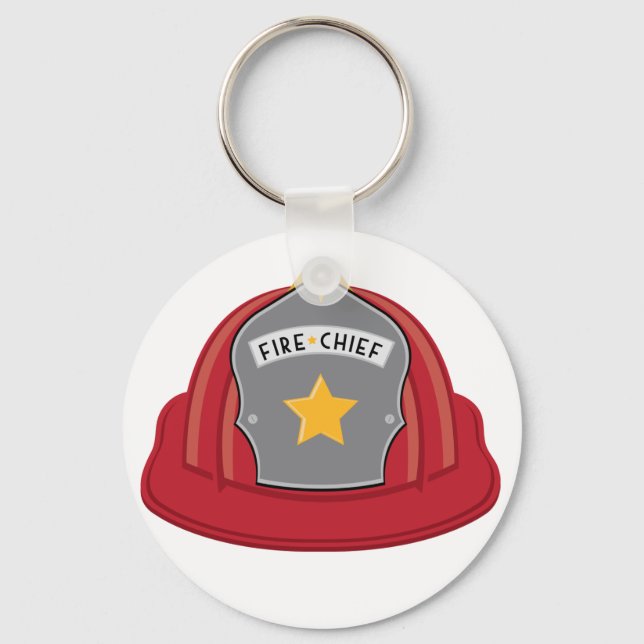 Fire Chief Helmet Key Ring (Front)