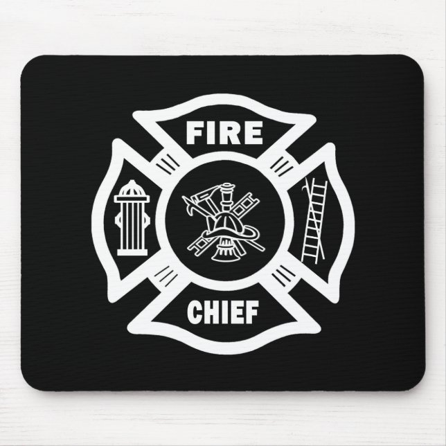 Fire Chief Mouse Mat (Front)