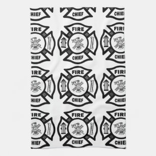 Fire Chief Tea Towel