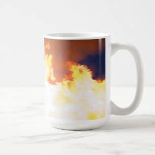 fire coffee mug