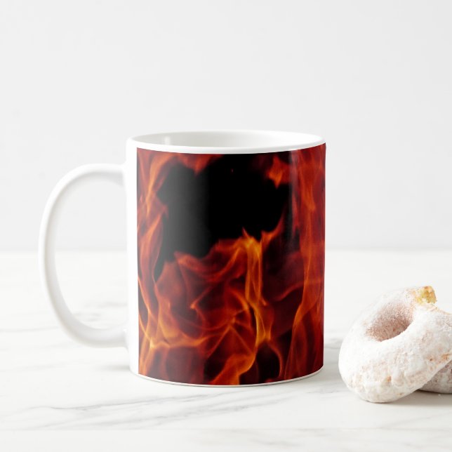 Fire Coffee Mug (With Donut)