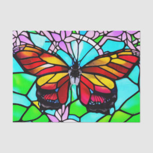Fire Colours Moth Butterfly Decoupage  Tissue Paper