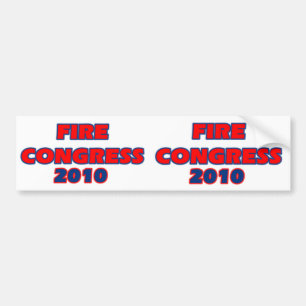 FIRE CONGRESS 2010 BUMPER STICKER