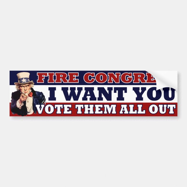 Fire Congress Bumper Sticker (Front)