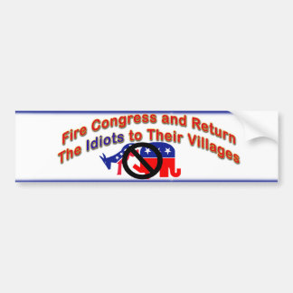 Fire Congress Bumper Sticker