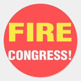 Fire Congress! Sticker