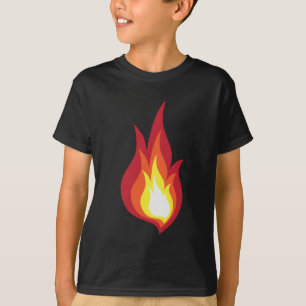 Fire costume flame - it glows fireworks T-Shirt