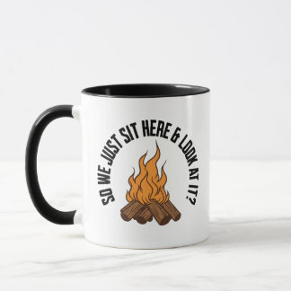 Fire Cottage Campfire Heated Rivalry Joke Mug