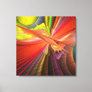 Fire dance canvas print