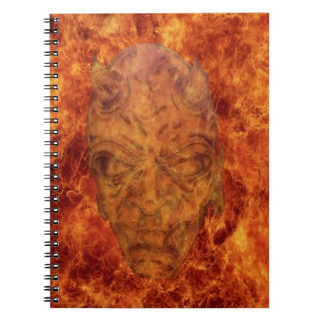 Fire Demon Spiral Notebook (Front)