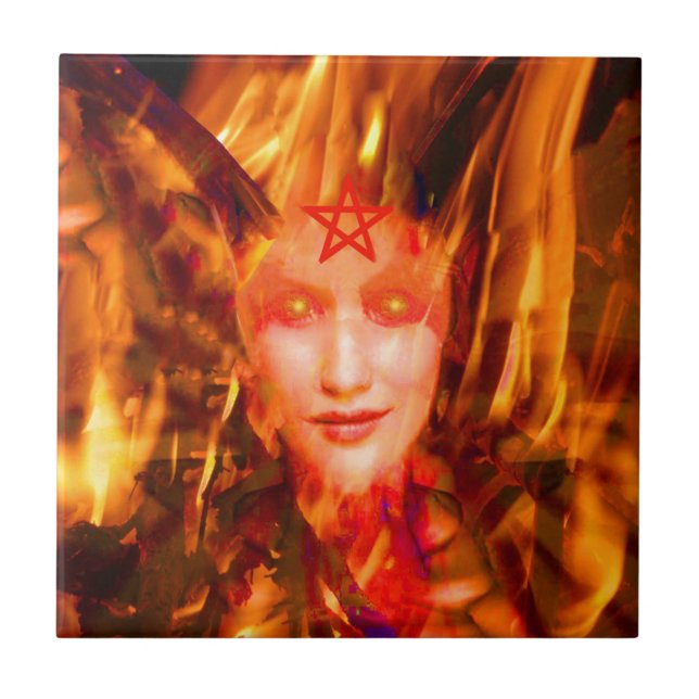 Fire Demon Tile (Front)