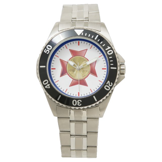 Fire Department 2 Bugle Custom Watch (Front)