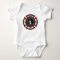 Fire Department ADD NAME Firefighter Badge Rescue
