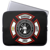 Fire Department ADD NAME Firefighter Badge Rescue