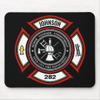 Fire Department ADD NAME Firefighter Badge Rescue
