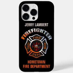 Fire Department Chrome Name Template Case-Mate iPhone 14 Pro Max Case