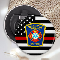 Fire Department Custom Logo Firefighter