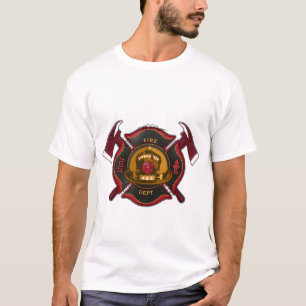 Fire Department Custom Logo T-Shirt