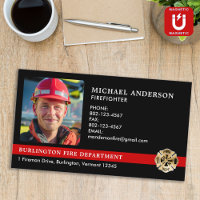 Fire Department Customised Logo Firefighter Photo