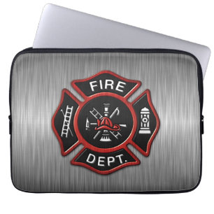 Fire Department Deluxe Laptop Sleeve