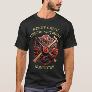 Fire Department Emblem of courage and dedication T-Shirt