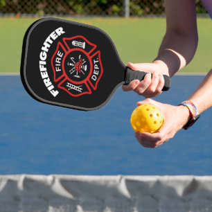 Fire Department Firefighter Pickleball Paddle