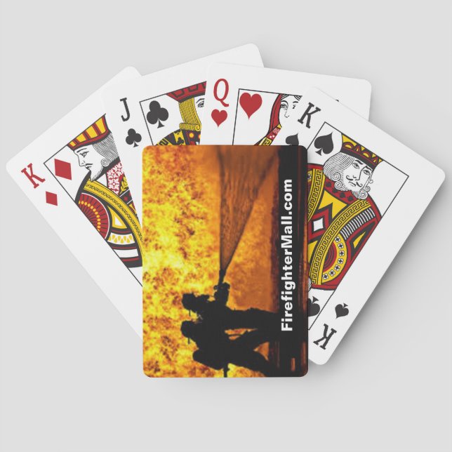 Fire Department Firefighter Playing Cards (Back)