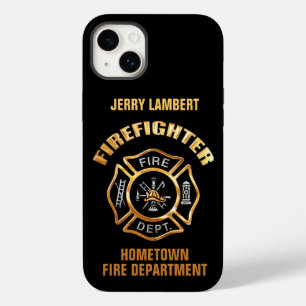 Fire Department Gold Name Template Case-Mate iPhone 14 Plus Case
