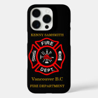 Fire Department logo Black And Red Badge11
