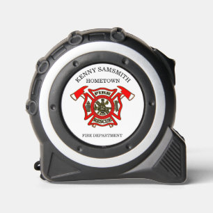 Fire Department logo Gold And Red Badge 1