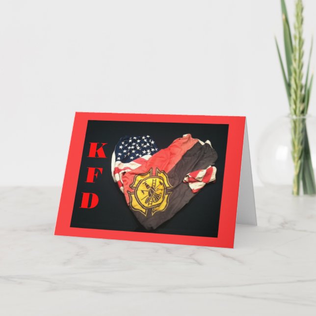 Fire department note card (Front)