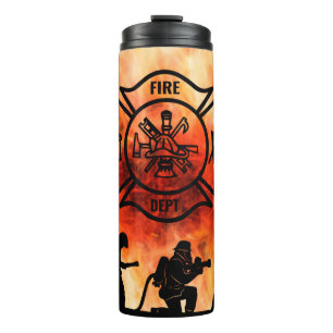 Fire Department Symbol  Thermal Tumbler