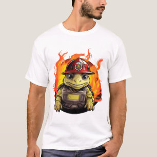 Fire department turtle T-Shirt