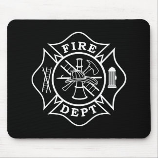 Fire Dept / Firefighter Maltese Cross Mousepad