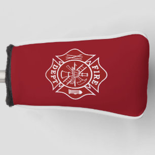 Fire Dept / Firefighter Maltese Cross Putter Cover