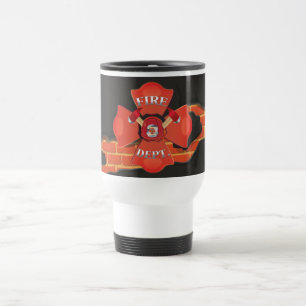 Fire Dept Logo Travel Mug