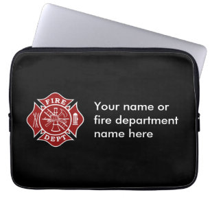Fire Dept Maltese Cross Laptop Bag