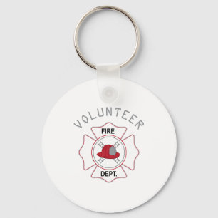 Fire Dept Volunteer Key Ring