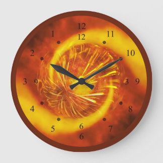 Fire Diamond V2~Time Machine Clock~Unique Design~ Large Clock