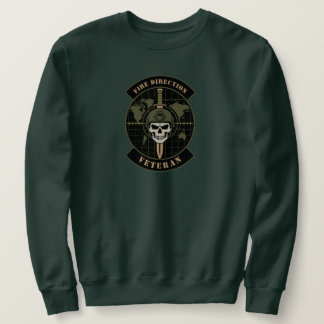 Fire Direction Veteran Artillery Emblem Sweatshirt