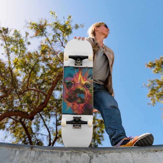 fire dog skateboard (Outdoor 1)