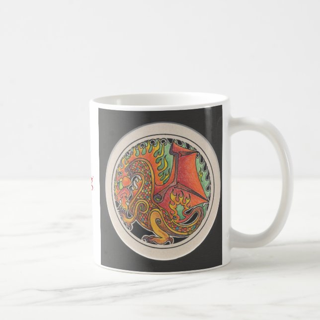 Fire Dragon Coffee Mug (Right)