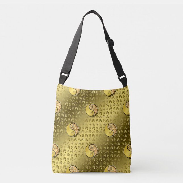 Fire Dragon Crossbody Bag (Front)