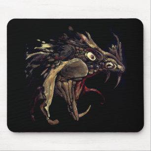 Fire Dragon Enamel Art Mouse Mat